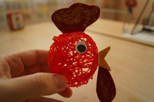 Голова петушка.