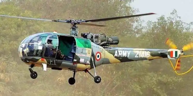 When an Indian combat helicopter came under 40 km Pakistan border When an Indian combat helicopter came under 40 km Pakistan border